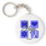 ALS Hope Love Inspire Awareness Key Chains