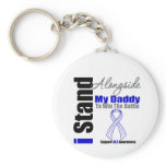 ALS I Stand Alongside My Daddy Keychain