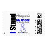 ALS I Stand Alongside My Daddy Postage Stamps