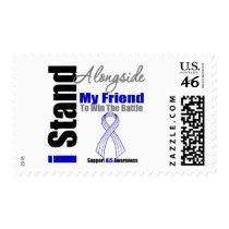 ALS I Stand Alongside My Friend Postage Stamps
