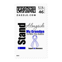 ALS I Stand Alongside My Grandpa Stamp