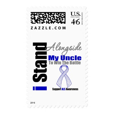ALS I Stand Alongside My Uncle Stamps by giftsforawareness
