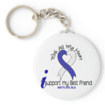 ALS I Support My Best Friend Keychain