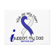 ALS I Support My Dad Postcards