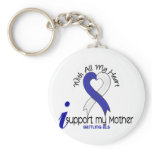 ALS I Support My Mother Key Chain