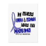 ALS I Wear Blue And White For My Cousin 37 postcards