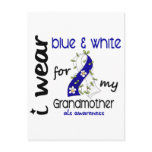 ALS I Wear Blue and White For My Grandmother 43 postcards