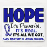 ALS Lou Gehrig's Disease HOPE 1 Mouse Pad