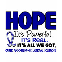 ALS Lou Gehrig's Disease HOPE 1 t-shirts by awarenessgifts ALS Lou Gehrig's Disease HOPE 1 t-shirts