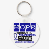 ALS Lou Gehrig's Disease HOPE 2 keychains by awarenessgifts ALS Lou Gehrig's Disease HOPE 2 keychains