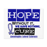 ALS Lou Gehrig's Disease HOPE 2 Postcards