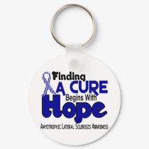 ALS Lou Gehrig's Disease HOPE 5 keychains by awarenessgifts ALS Lou Gehrig's Disease HOPE 5 keychains