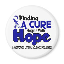 ALS Lou Gehrig's Disease HOPE 5 Magnets