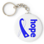 ALS Lou Gehrig's Disease HOPE Ribbon Keychain