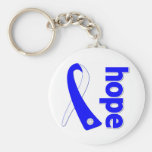 ALS Lou Gehrig's Disease HOPE Ribbon Keychain