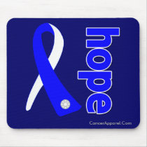 ALS Lou Gehrig's Disease HOPE Ribbon Mousepads