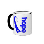 ALS Lou Gehrig's Disease HOPE Ribbon mugs