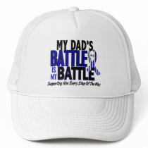ALS My Battle Too 1 Dad Trucker Hats