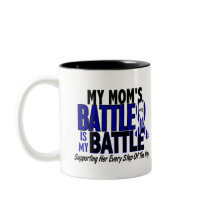 ALS My Battle Too 1 Mom Coffee Mug