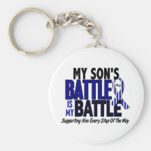 ALS My Battle Too 1 Son Key Chain