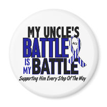 ALS My Battle Too 1 Uncle Refrigerator Magnet
