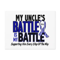 ALS My Battle Too 1 Uncle Postcard