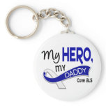 ALS My Daddy My Hero 42 Keychain