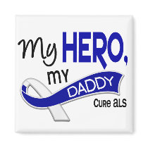 ALS My Daddy My Hero 42 Magnets