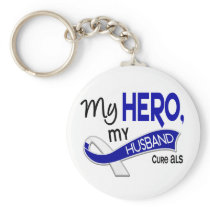 ALS My Husband My Hero 42 Key Chain