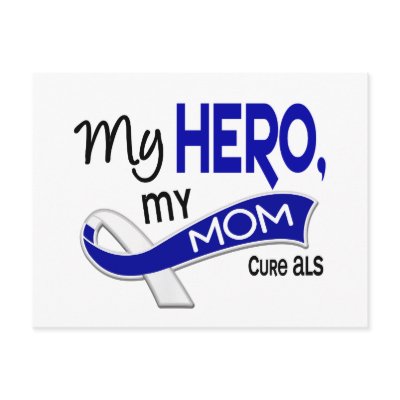 ALS My Mom My Hero 42 Post Cards by awarenessgifts