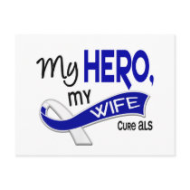ALS My Wife My Hero 42 Post Cards