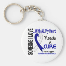 ALS Needs A Cure 3 Key Chain