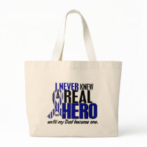ALS Never Knew A Hero 2 Dad Canvas Bags