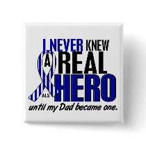 ALS Never Knew A Hero 2 Dad Button