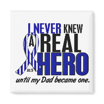 ALS Never Knew A Hero 2 Dad Refrigerator Magnet