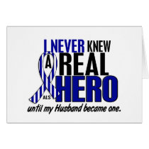 ALS Never Knew A Hero 2 Husband Greeting Card