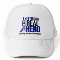 ALS Never Knew A Hero 2 Husband Trucker Hats