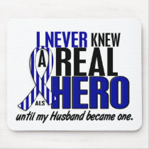 ALS Never Knew A Hero 2 Husband Mouse Pads