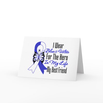 ALS Ribbon Hero in My Life My Best Friend Cards by giftsforawareness