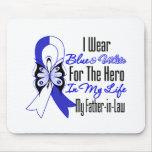 ALS Ribbon Hero in My Life My Father in Law Mouse Mat