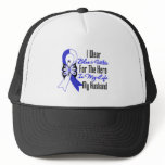 ALS Ribbon Hero in My Life My Husband Mesh Hats