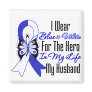 ALS Ribbon Hero in My Life My Husband Refrigerator Magnet