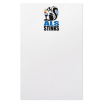 ALS Stinks Customized Stationery