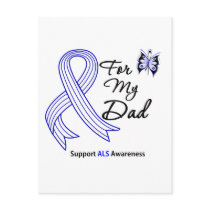 ALS Support For My Dad Postcard