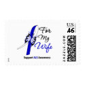 ALS Support For My Wife postage by giftsforawareness ALS Support For My Wife postage