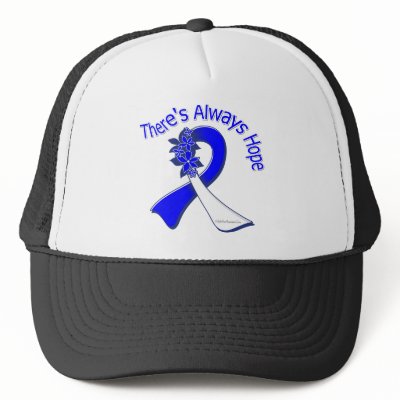 ALS There's Always Hope Floral Mesh Hats by giftsforawareness