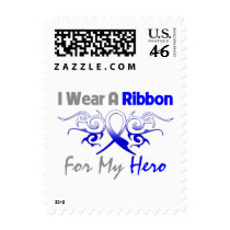 ALS Tribal Deco Ribbon Hero Postage Stamp