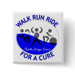 ALS Walk Run Ride For A Cure Pinback Buttons