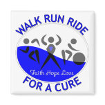 ALS Walk Run Ride For A Cure Refrigerator Magnet