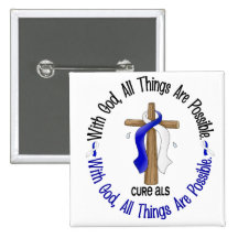 ALS With God Cross Buttons